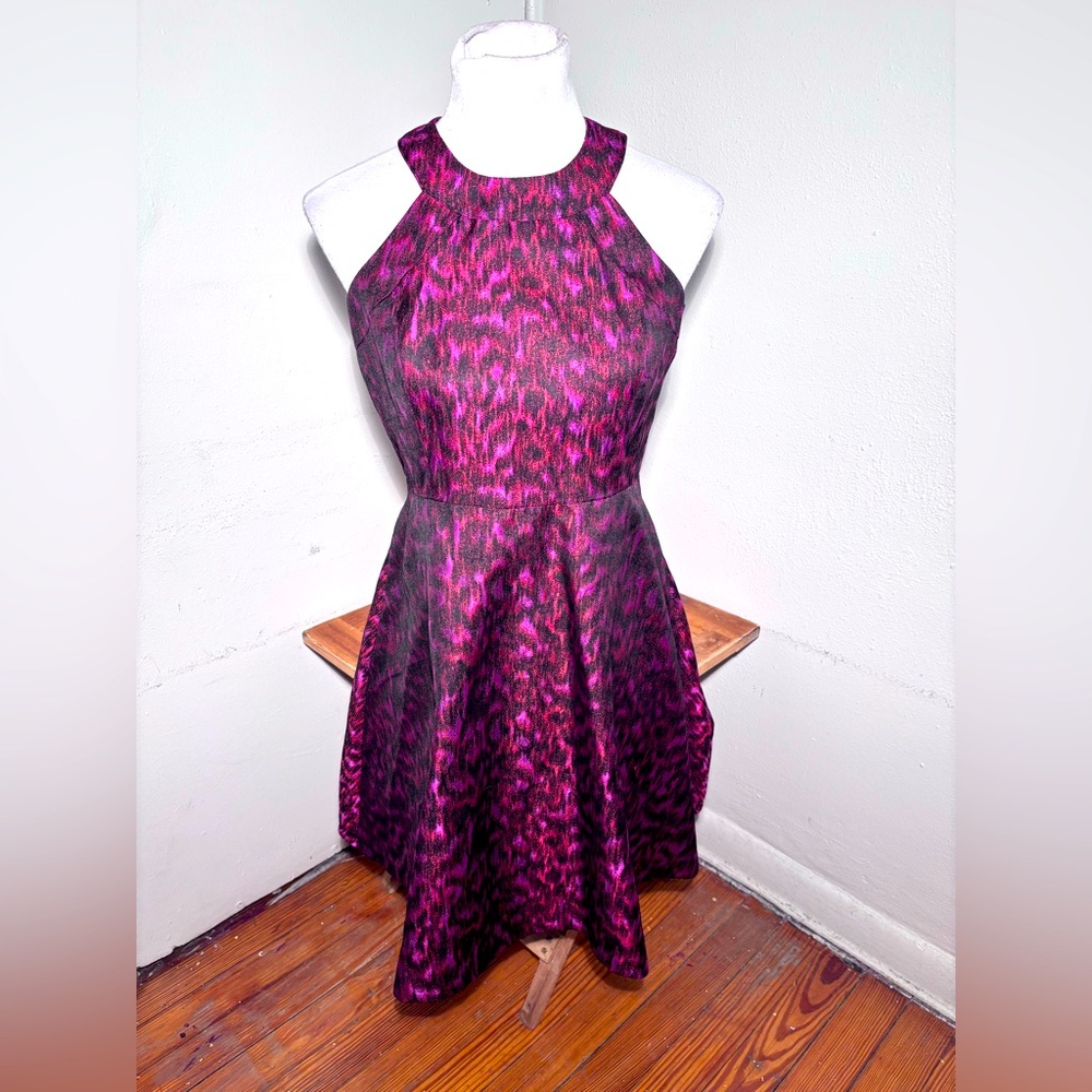 Calvin Klein Satin Fit & Flare Dress 6P